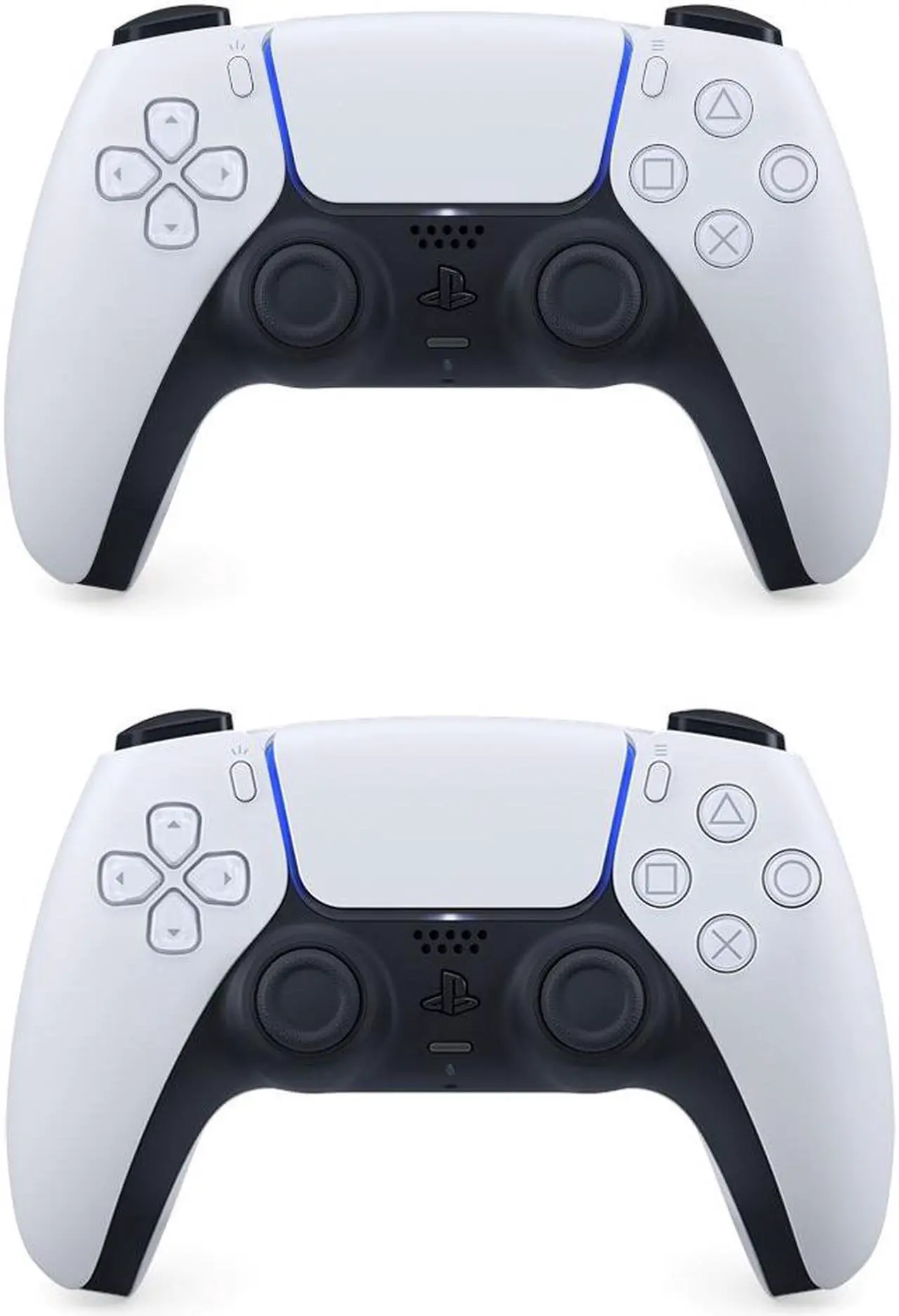 Alt view image 5 of 7 - 2021 New Play Station Digital Version Console with 2 Wireless Controllers - White