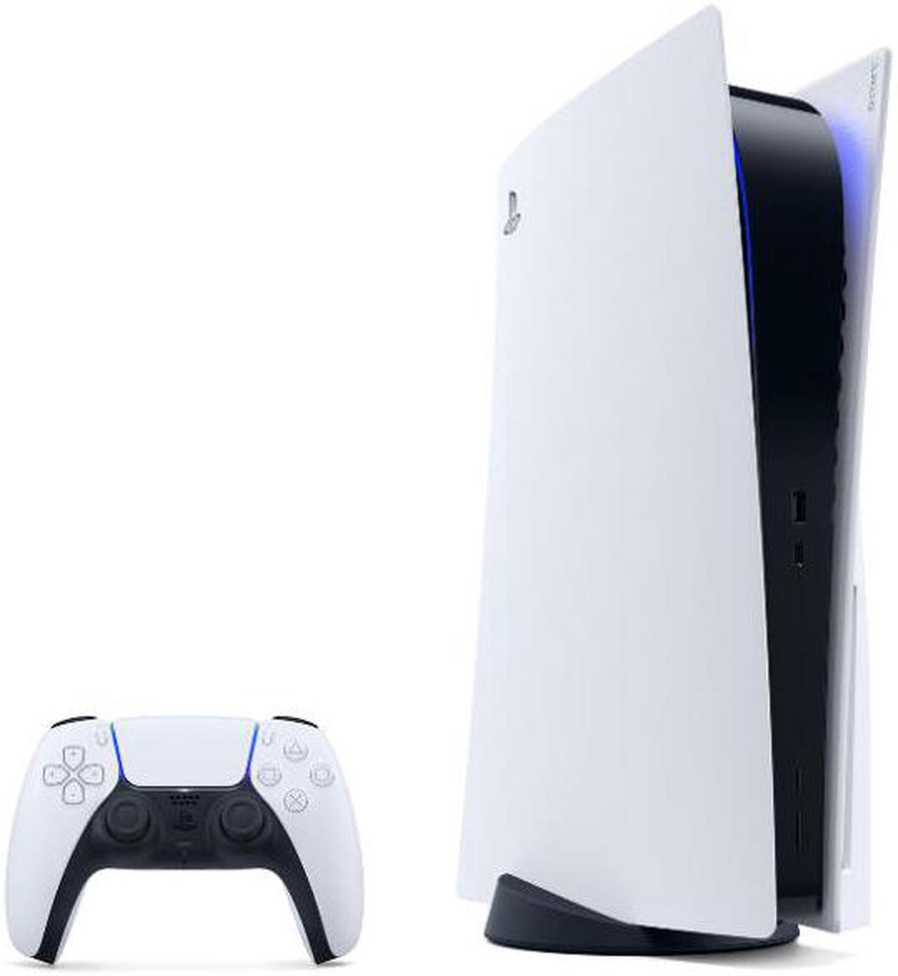 Alt view image 6 of 7 - PlayStation 5 Disc Edition Call of Duty Modern Warfare II Bundle with Two Controllers White and Midnight Black DualSense and Mytrix Hard Shell Protective Controller Case