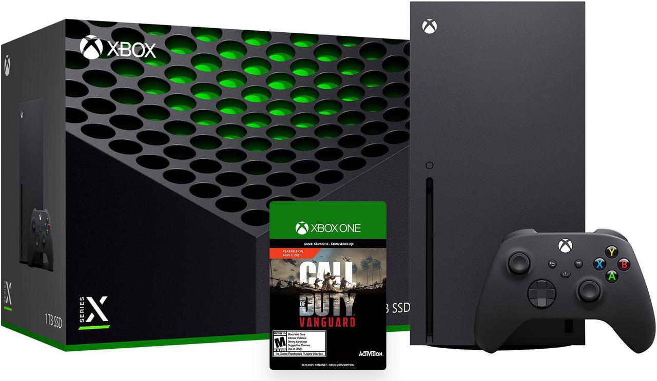 Latest Xbox Series X Gaming Console Bundle - 1TB SSD Black Xbox Console and Wireless Controller with Call of Duty Vanguard