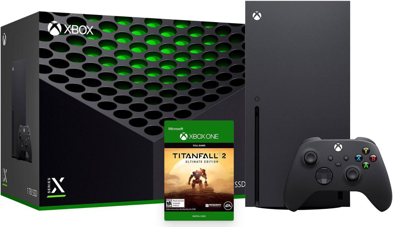 Latest Xbox Series X Gaming Console Bundle - 1TB SSD Black Xbox Console and Wireless Controller with Titanfall 2