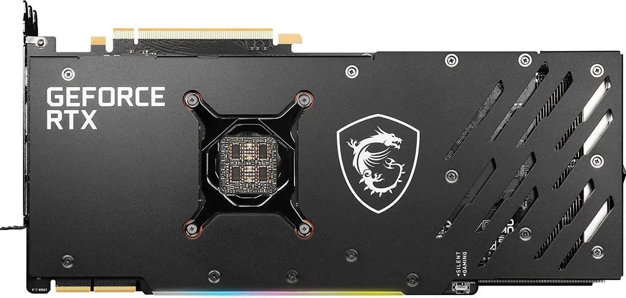 Alt view image 6 of 7 - MSI Gaming GeForce RTX 3090 Ti Gaming X Trio OC Graphics Card 24GB GDRR6X 384-Bit Tri-Frozr Ampere Architecture 1x HDMI 2.1 3x DisplayPort 1.4a w/ MT HDMI Cable