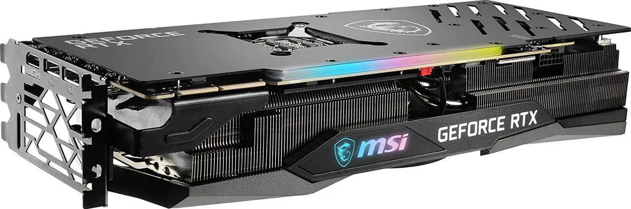Alt view image 7 of 7 - MSI Gaming GeForce RTX 3090 Ti Gaming X Trio OC Graphics Card 24GB GDRR6X 384-Bit Tri-Frozr Ampere Architecture 1x HDMI 2.1 3x DisplayPort 1.4a w/ MT HDMI Cable