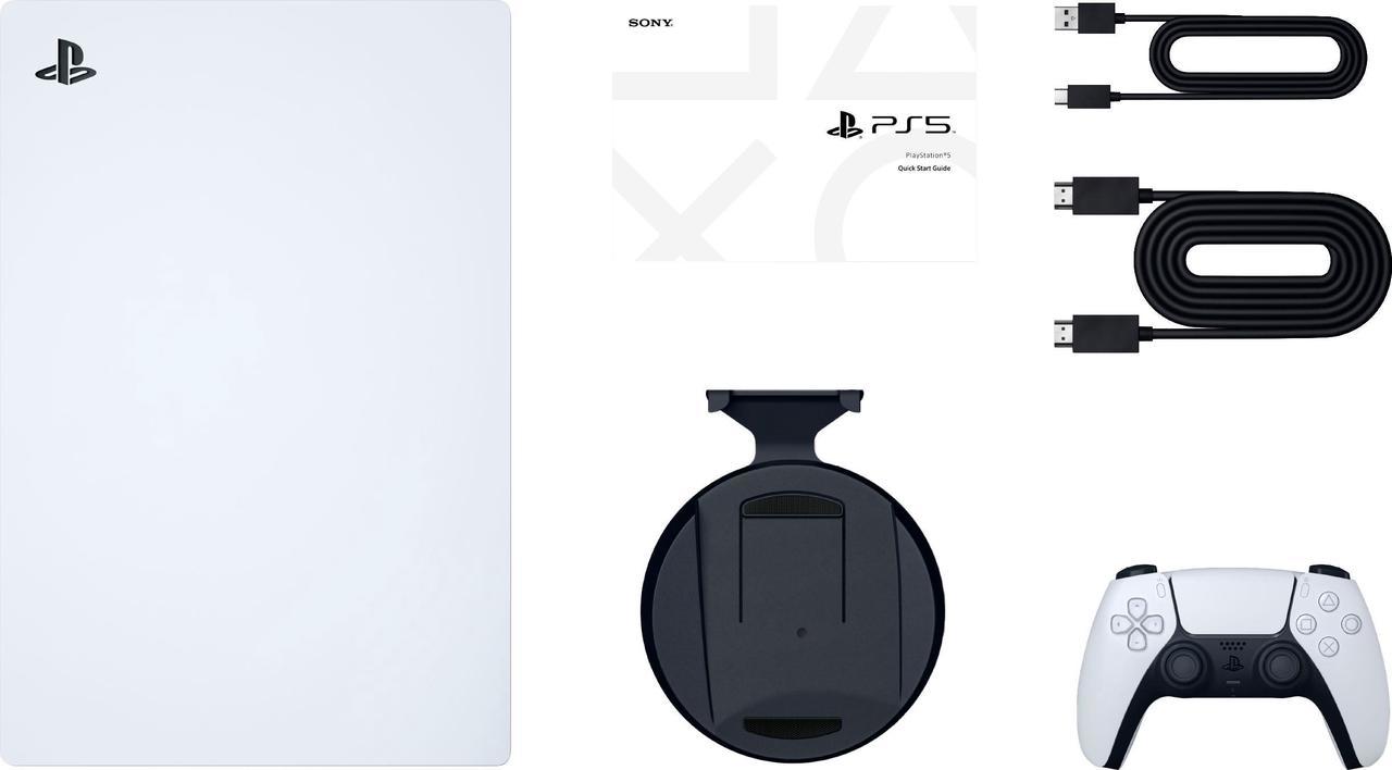 Alt view image 3 of 7 - PlayStation 5 Disc Edition Call of Duty Modern Warfare II Bundle with Two Controllers White and Midnight Black DualSense and Mytrix Hard Shell Protective Controller Case