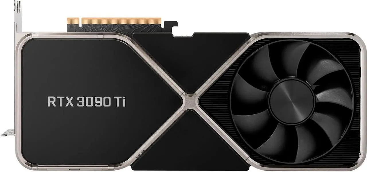 Alt view image 2 of 7 - NVIDIA GeForce RTX 3090 Ti Graphics Card Founders Edition 24GB GDDR6X PCI Express 4.0 Antialiasing and anisotropic filtering w/ MT HDMI 2.1 Cable, Anti-Sag RGB Holder