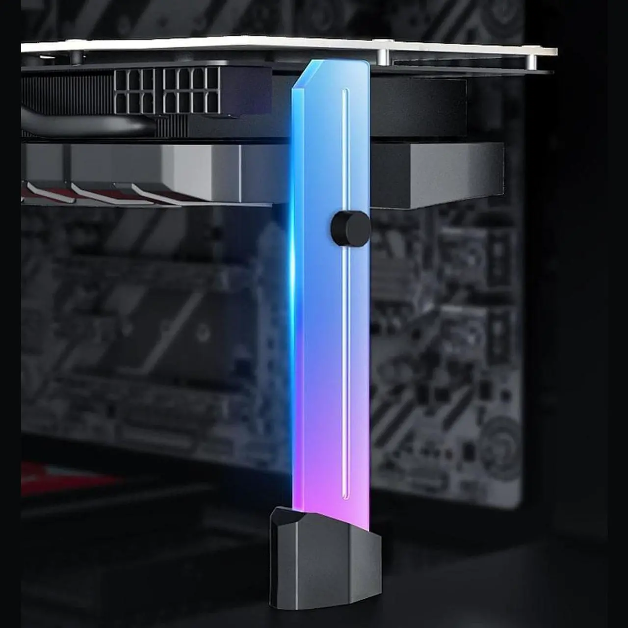 Alt view image 4 of 7 - NVIDIA GeForce RTX 3090 Ti Graphics Card Founders Edition 24GB GDDR6X PCI Express 4.0 Antialiasing and anisotropic filtering w/ MT HDMI 2.1 Cable, Anti-Sag RGB Holder