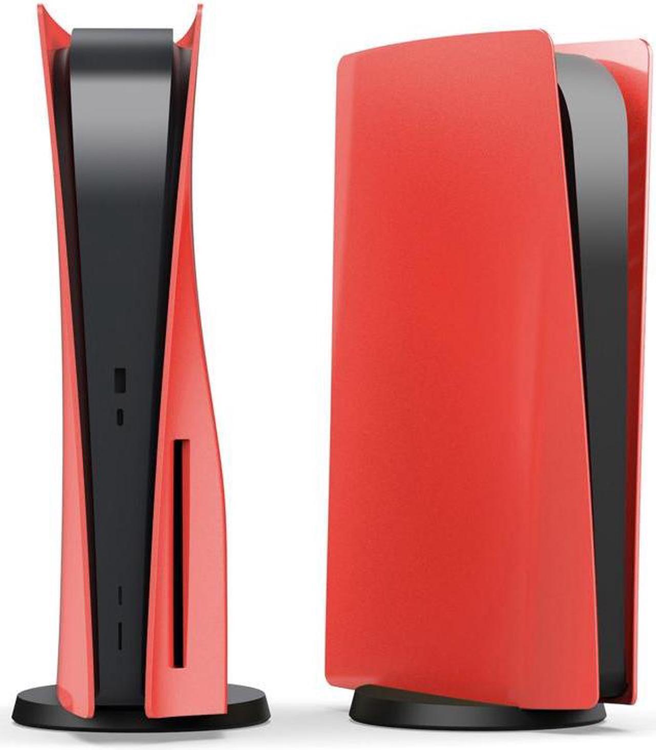 Main image of Mytrix PS5 Red Faceplates for PS5 Disc Edition, Anti-Scratch Replacement Face Plate for PS5, Protective ABS Hard Shell - Red