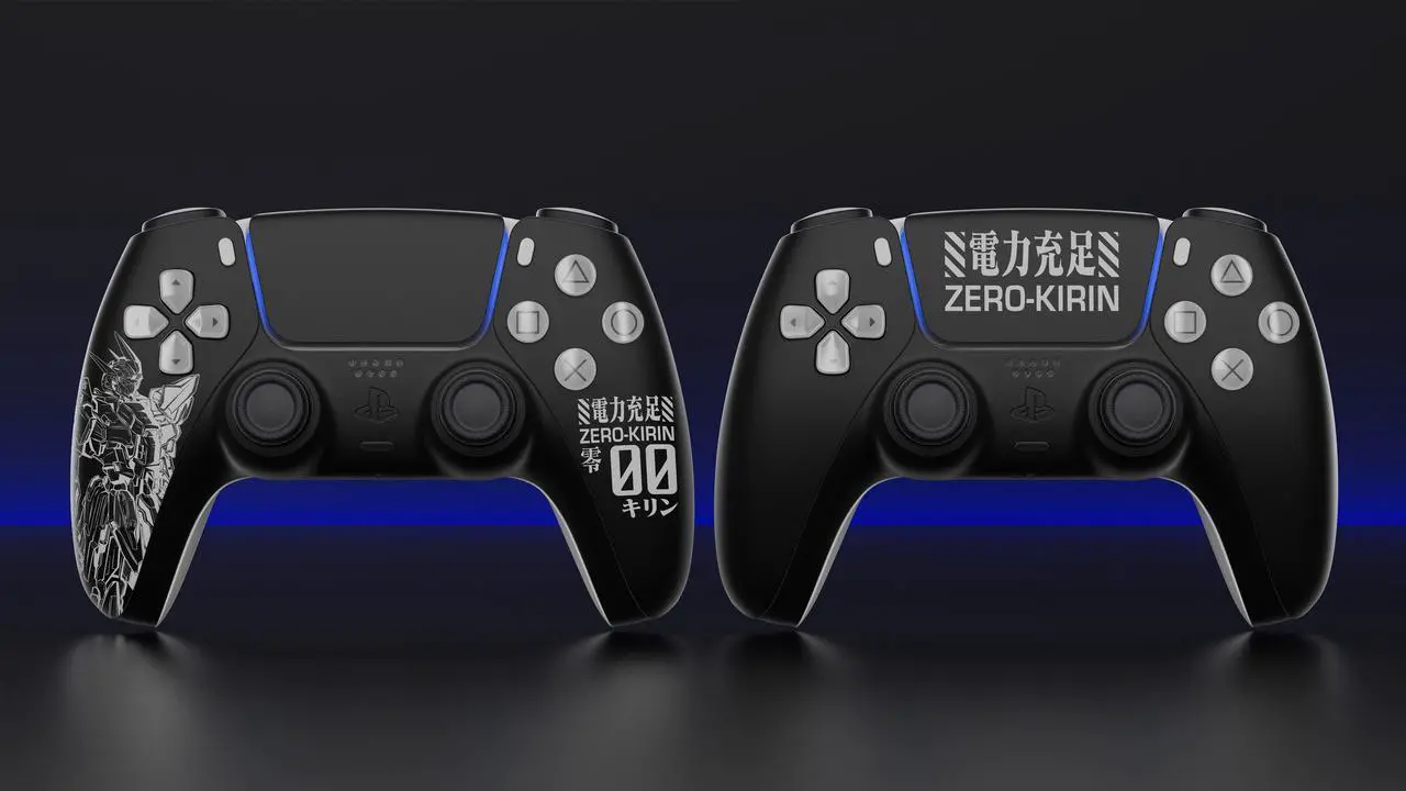 Alt view image 4 of 4 - Mytrix Whole Body Protective Skin for PS5 Disc Console, Durable Vinyl Decal Easy Apply Style Wrap Stickers for PS5 - Zero-Kirin Black
