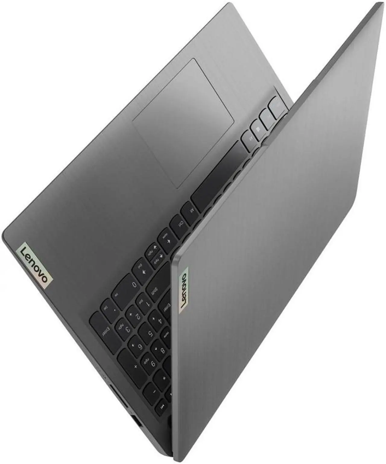 Alt view image 7 of 7 - Lenovo Ideapad 3i Touch Laptop, 15.6" FHD Display, 11th Gen Intel 4-Core i5-1135G7, Intel Iris Xe Graphics, 8GB RAM, 256GB PCIe SSD, Webcam, KeyPad, WiFi 6, USB-C, Win 11 Pro, Arctic Grey