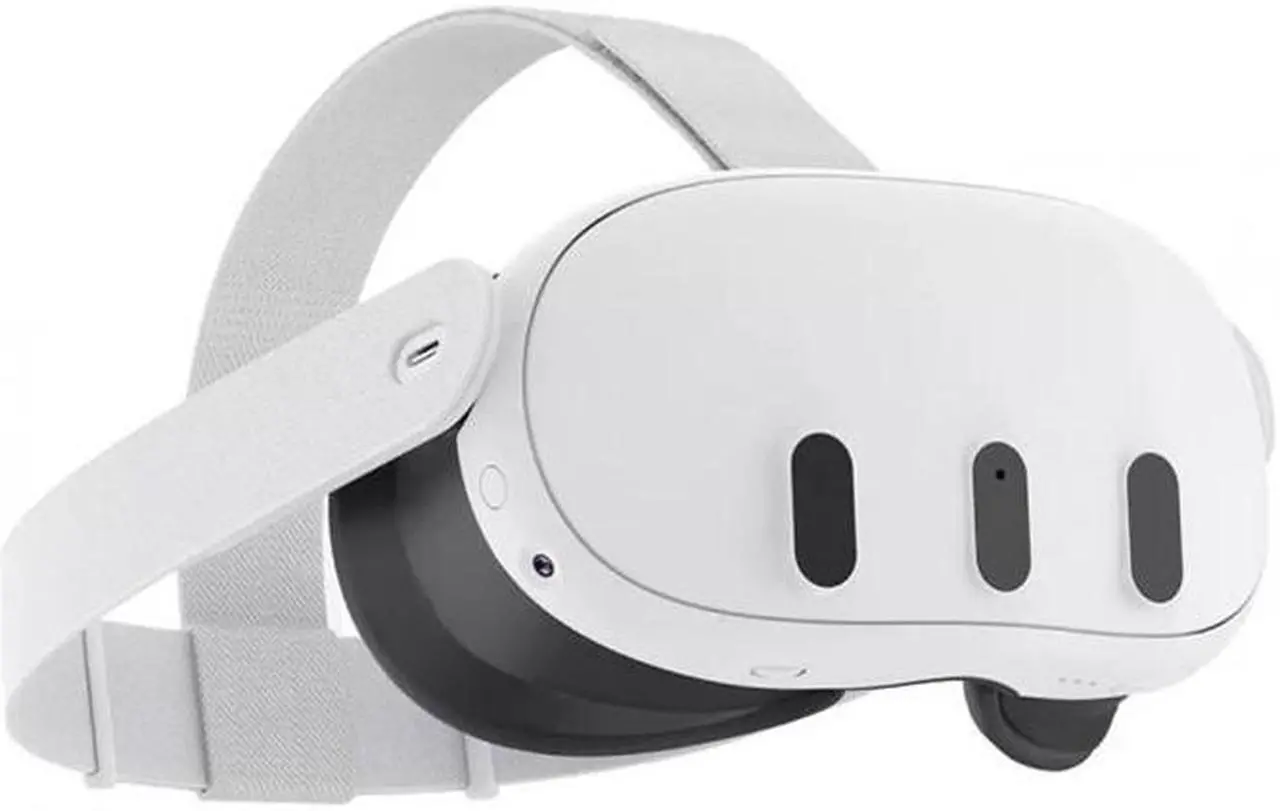 Alt view image 2 of 7 - 2023 New Meta Quest 3 All-In-One VR Headset 512GB Virtual Reality with Advanced Touch Plus Controllers, 2064 x 2208 up to 120 Hz Refresh Rate LCD, Enhanced Graphics, Slimmer Optics, Mytrix Earphones