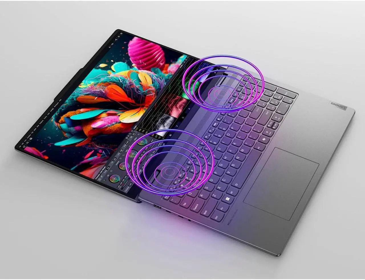 Alt view image 6 of 7 - Lenovo Yoga 7i 2-in-1 Laptop, 16" 2K Touchscreen Display, Core Ultra 7 155U (Up to 4.80 GHz), 16GB DDR5, 256GB PCIe SSD, Wi-Fi 6E, Backlit KB, FP Reader, TB 4, Webcam, Keypad, Mytrix HDMI, Win 11 Pro