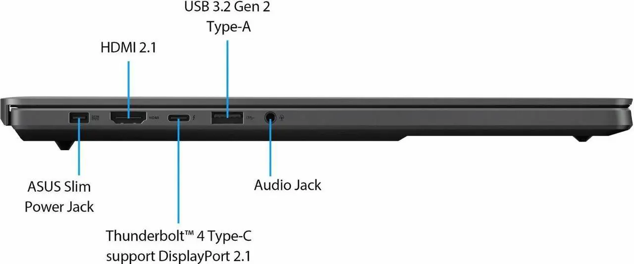 Alt view image 6 of 7 - ASUS ROG Zephyrus G16 Gaming Laptop, 16" OLED 240Hz Display, Core Ultra 9 185H (Up to 5.1GHz), GeForce RTX 4070, 16GB DDR5, 2TB PCle 4.0, WiFi 6E, Backlit KB, TB 4, HDMI, Mytrix HDMI, Win 11 Pro