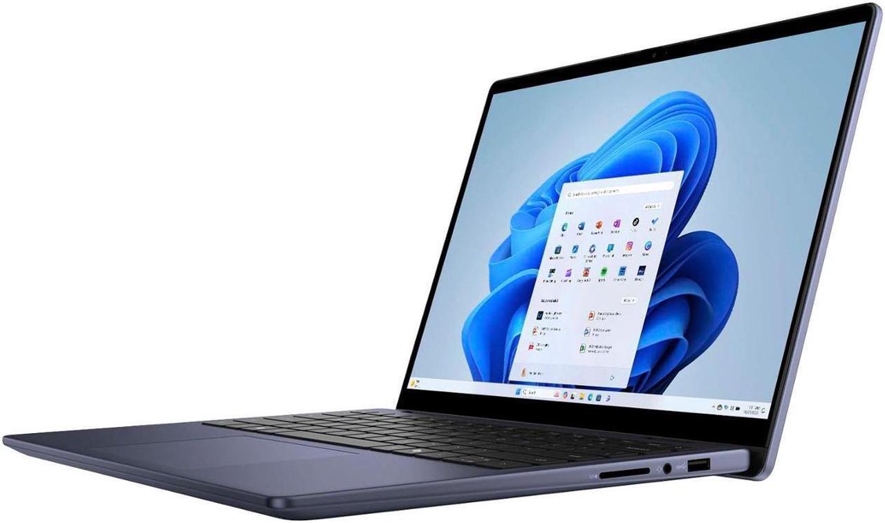 Alt view image 4 of 6 - Dell Inspiron 14 2-in-1 Laptop, 14" FHD TouchScreen Display, AMD Ryzen 5-8640HS(Up to 4.9Hz), 16GB DDR5, 1TB PCIe SSD, Backlit KB, FP Reader, SD Card Reader, WiFi 6E, USB-C, Mytrix HDMI, Win 11 Pro