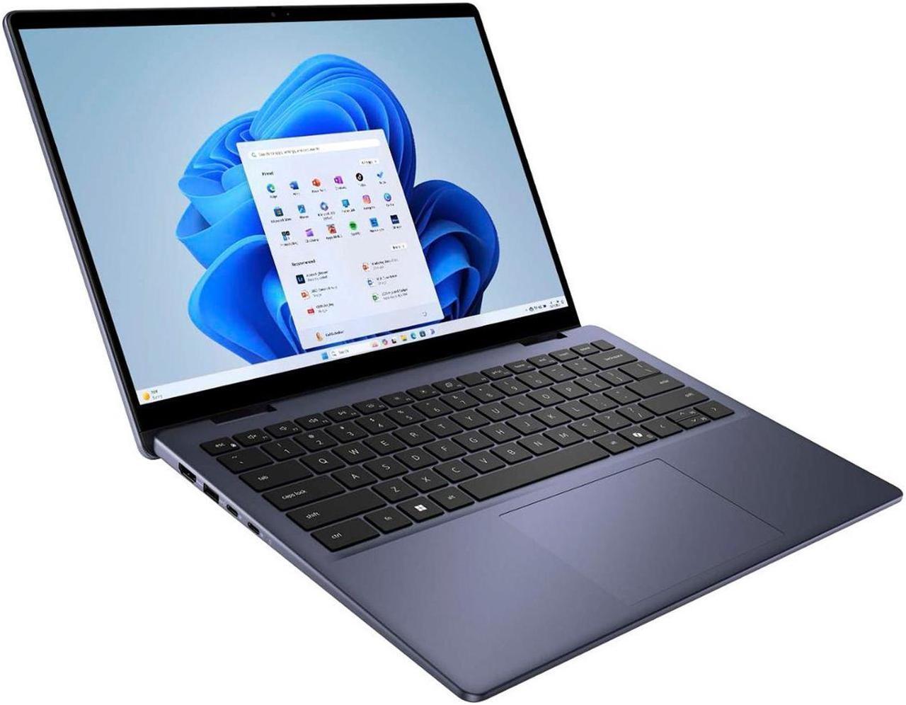 Alt view image 5 of 6 - Dell Inspiron 14 2-in-1 Laptop, 14" FHD TouchScreen Display, AMD Ryzen 5-8640HS(Up to 4.9Hz), 16GB DDR5, 1TB PCIe SSD, Backlit KB, FP Reader, SD Card Reader, WiFi 6E, USB-C, Mytrix HDMI, Win 11 Pro