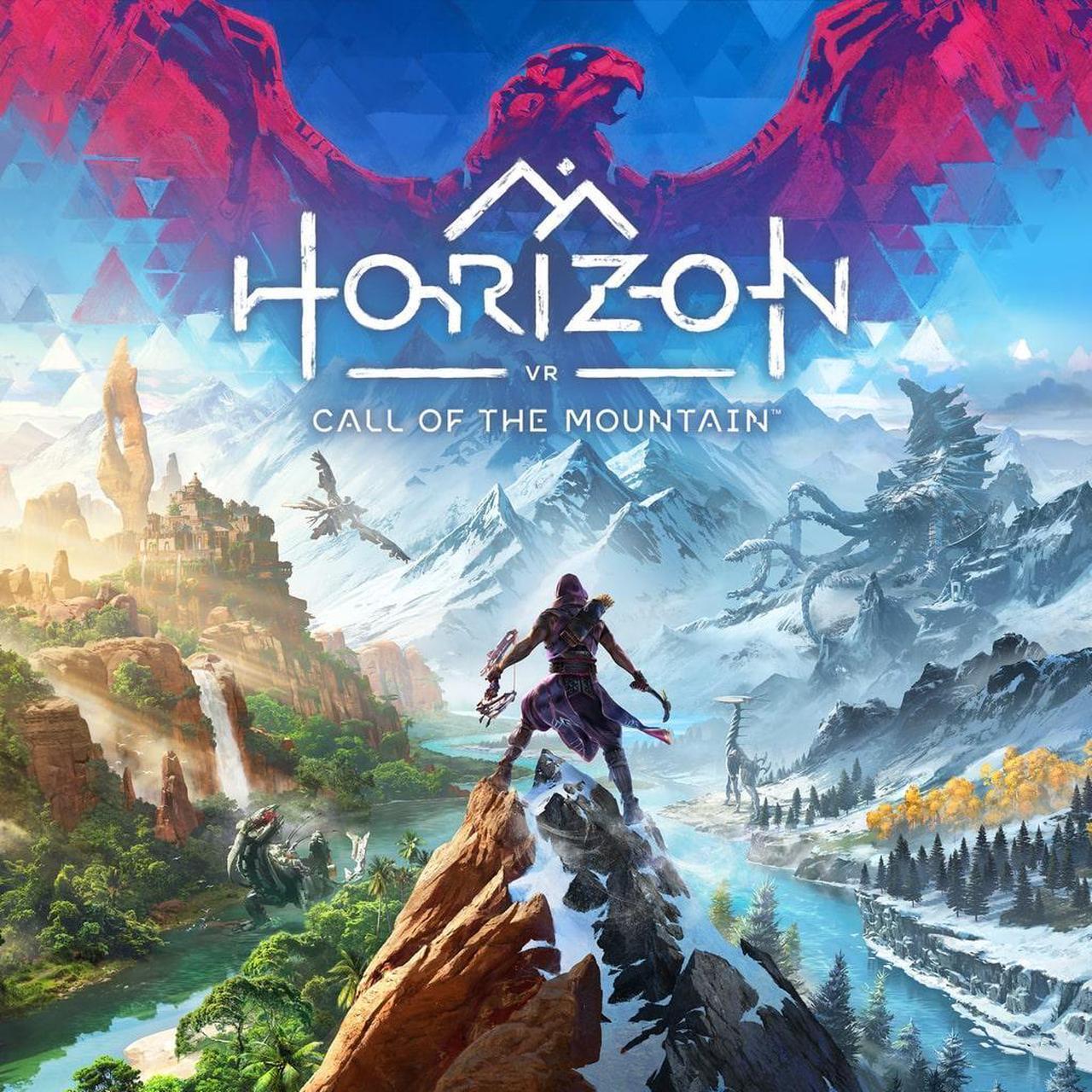Alt view image 2 of 7 - PlayStation VR2 Horizon Call of the Mountain bundle with Microfiber Cleaning Cloth - PlayStation 5 PSVR2 - White