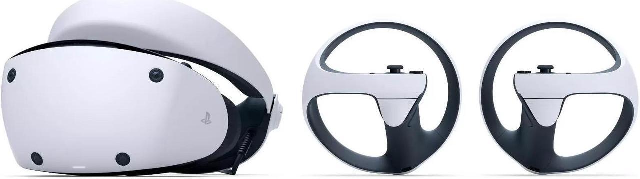 Alt view image 7 of 7 - PlayStation VR2 bundle with Touro Carrying Case, includes Shoulder Strap, Lens Cover and Microfiber Cleaning Cloth - White - PSVR2