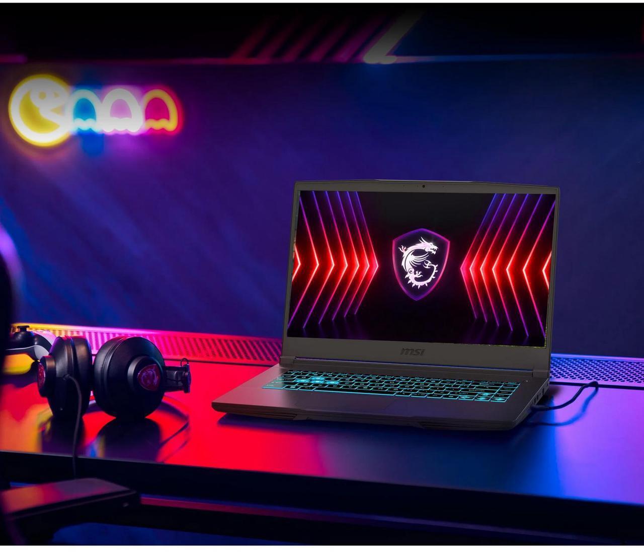 Alt view image 3 of 7 - MSI Thin 4060 Gaming Laptop, 15.6" FHD 144Hz, Intel Core i5-13420H, NVIDIA GeForce RTX 4060, 16GB RAM, 1TB NVMe SSD, Ethernet, Backlit, DP, Wireless Gaming Headset, Win 11