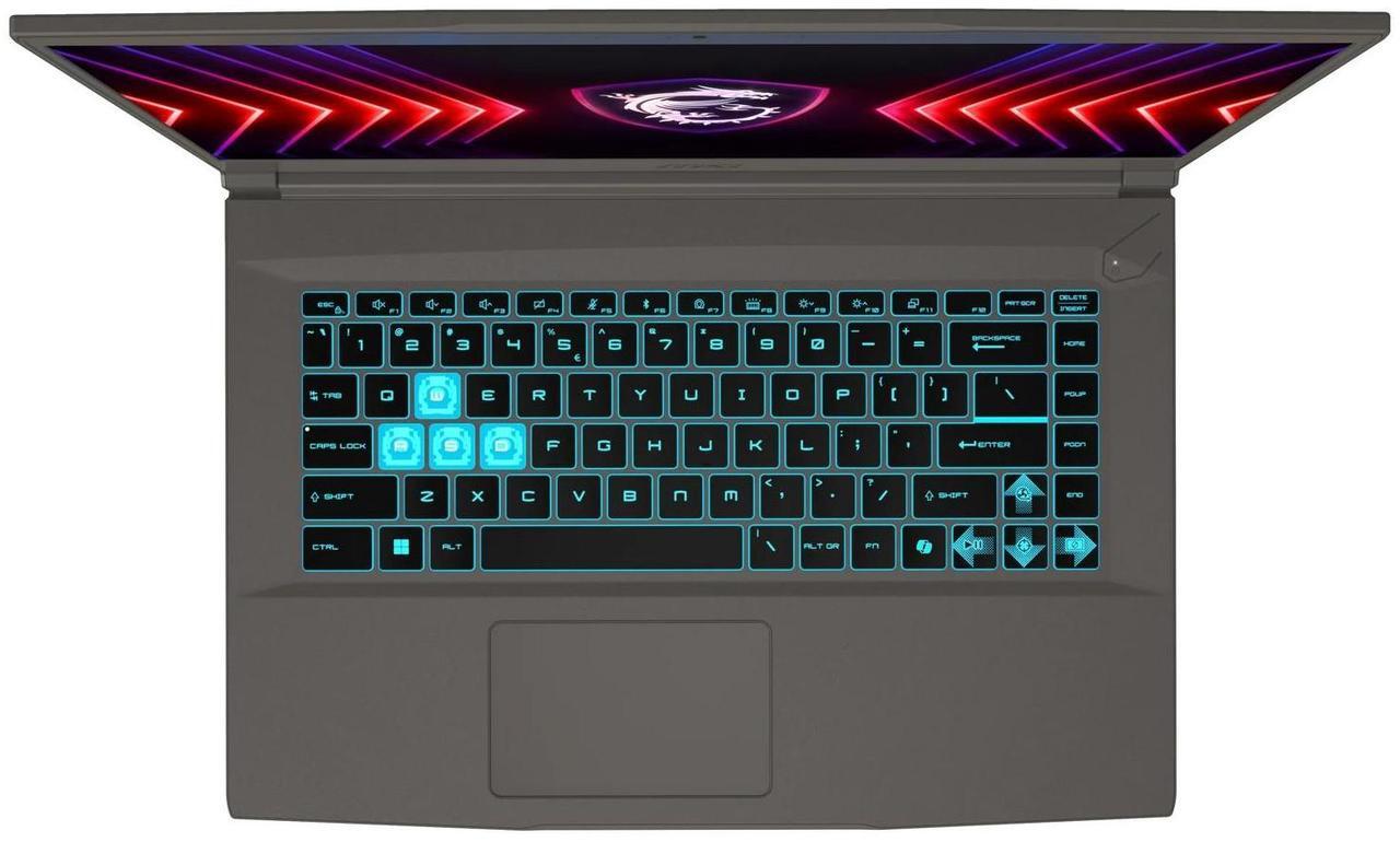 Alt view image 4 of 7 - MSI Thin 4060 Gaming Laptop, 15.6" FHD 144Hz, Intel Core i5-13420H, NVIDIA GeForce RTX 4060, 16GB RAM, 1TB NVMe SSD, Ethernet, Backlit, DP, Wireless Gaming Headset, Win 11