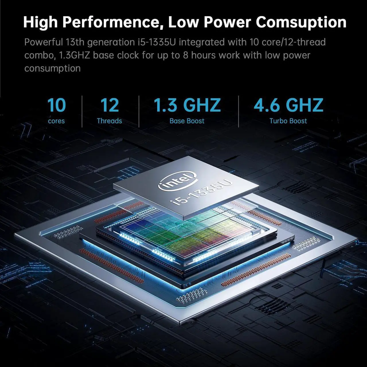 Alt view image 2 of 7 - HP 15.6" FHD Laptop 32GB RAM 1TB SSD, Intel Core i5-1335U(10 Cores 12 Threads) , Windows 11 Pro Laptop Computer for Business, College Student, HDMI, WIFI 6, include Lifetime Office