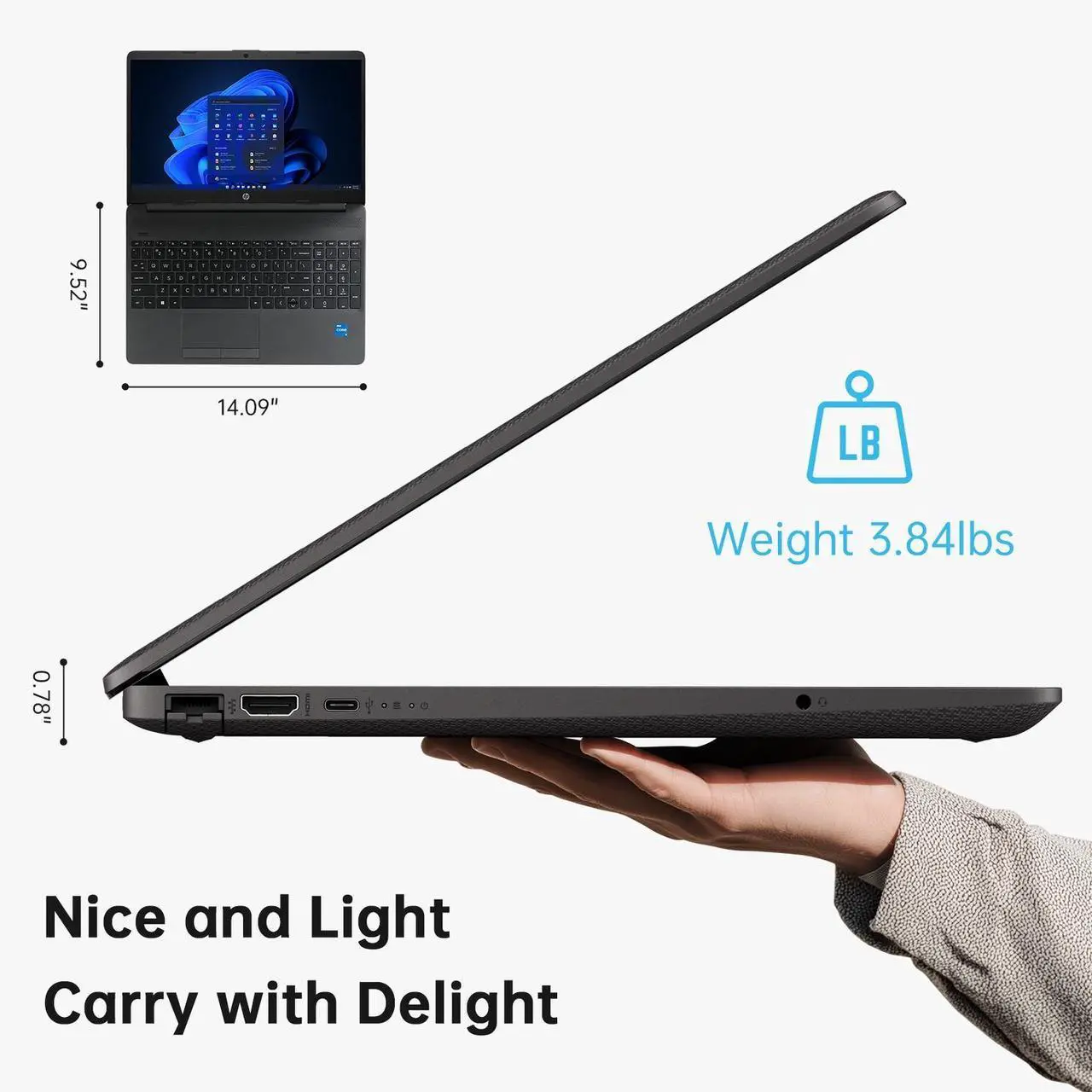 Alt view image 6 of 7 - HP 15.6" FHD Laptop 32GB RAM 1TB SSD, Intel Core i5-1335U(10 Cores 12 Threads) , Windows 11 Pro Laptop Computer for Business, College Student, HDMI, WIFI 6, include Lifetime Office
