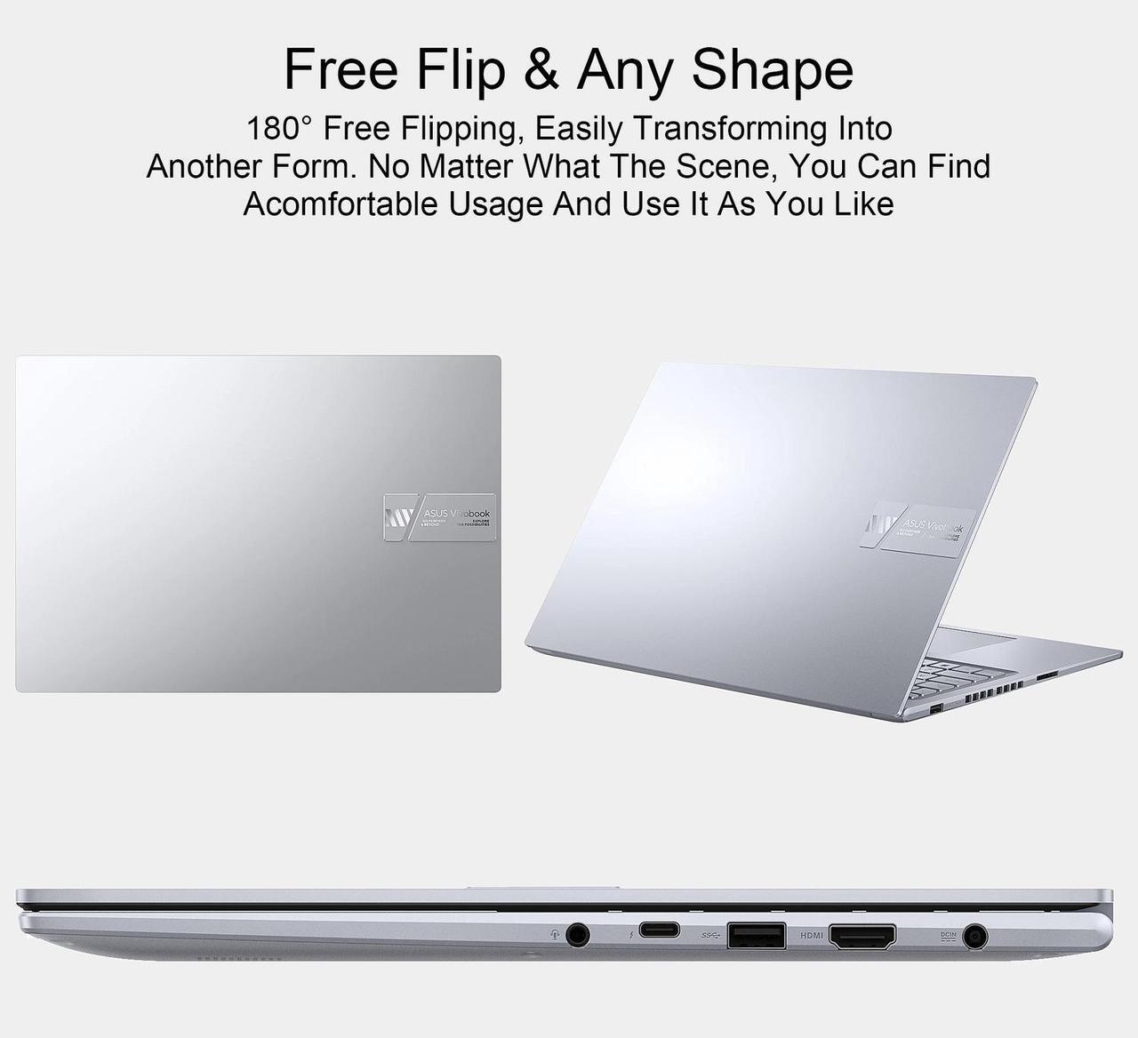 Alt view image 7 of 7 - ASUS VivoBook Pro 16 Laptop, 16" WUXGA Display, Intel Core i9-13900H, NVIDIA RTX 4050, 48GB RAM, 1TB SSD, WiFi 6E, Backlit Keyboard, 2.4GHz Wireless Headset, Windows 11