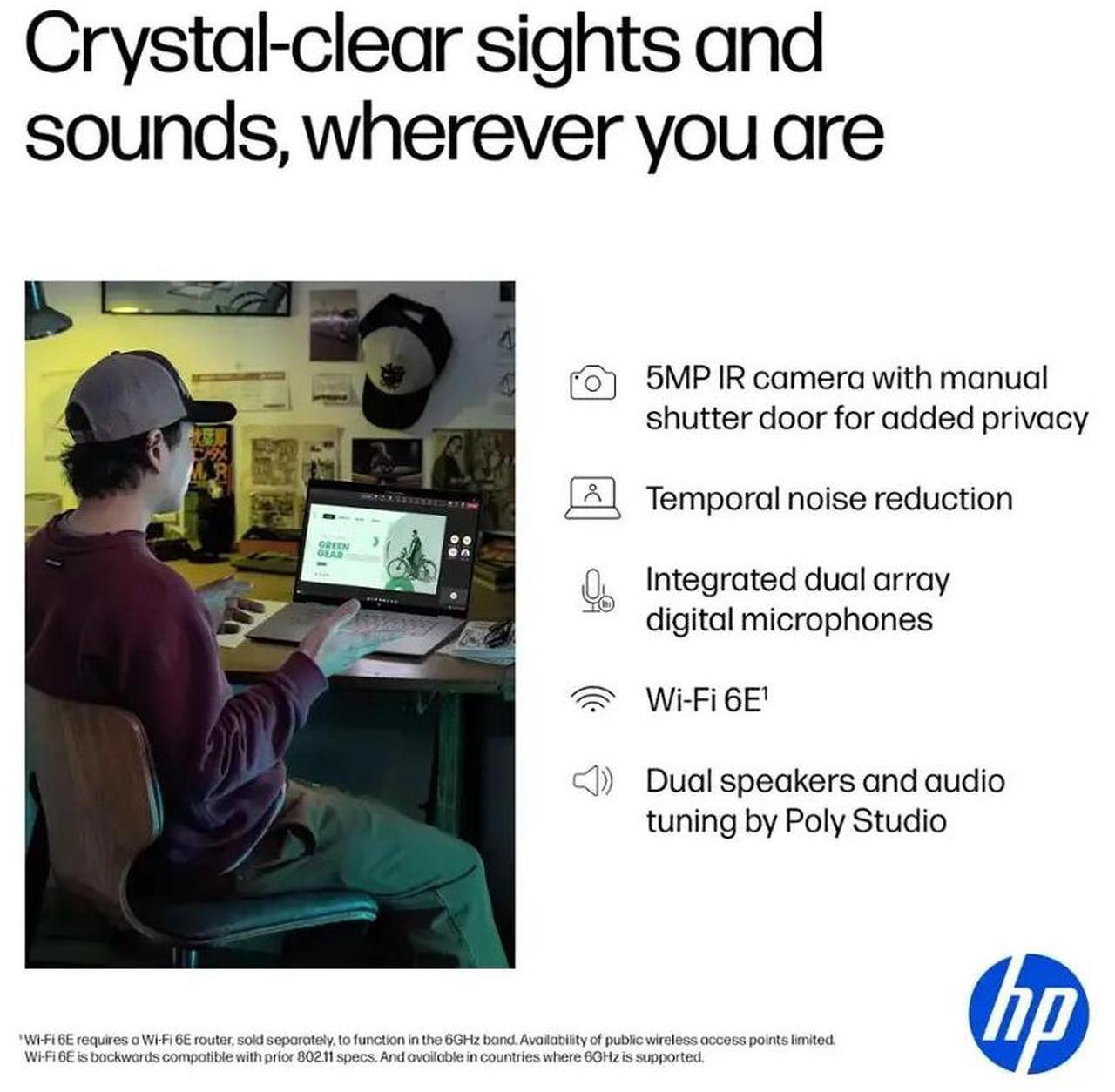 Alt view image 3 of 7 - HP OmniBook X Flip Copilot+ PC Laptop Computer, 2-in-1 16" Touchscreen Laptop, AMD Ryzen AI 5, 16GB RAM, 512GB SSD + 1TB Portable HDD, with Microsoft Surface Pen, USB Hub, Backlit KB, WiFi 6E, Win 11