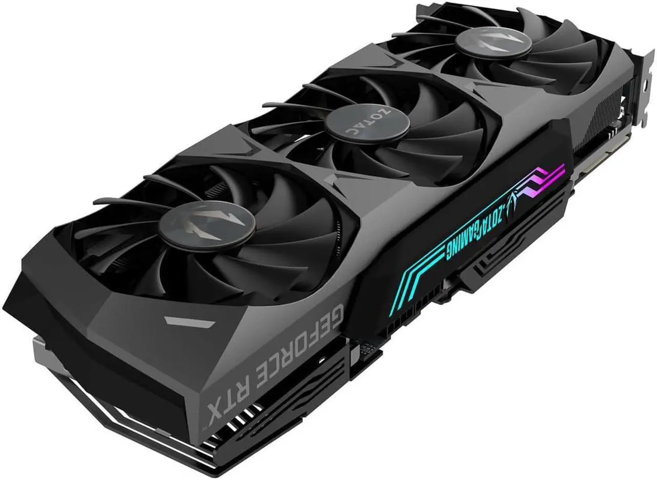 Alt view image 5 of 7 - ZOTAC Gaming GeForce RTX 3090 Trinity OC Graphics Card 24GB GDDR6X 384-bit PCIE 4.0, IceStorm 2.0 Advanced Cooling, 3x DisplayPort 1.4a, 1x HDMI 2.1 w/ Mt HDMI 2.1 Cable(4k@120Hz/8K@60Hz)