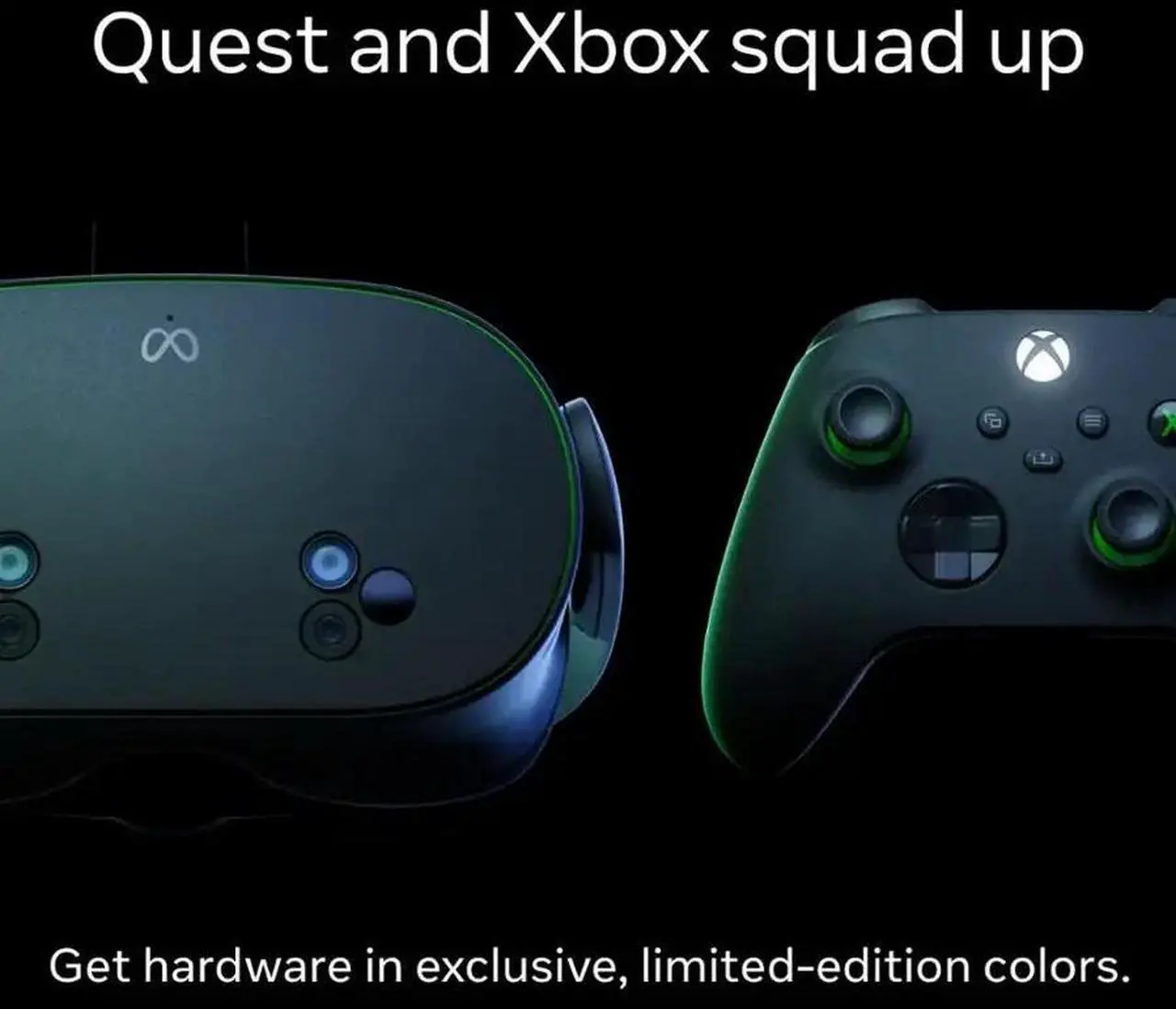 Alt view image 2 of 7 - Meta - Quest 3S Xbox Edition 128GB - Limited-Edition Hardware & 3 Months of Xbox Game Pass Ultimate Included - Carbon Black