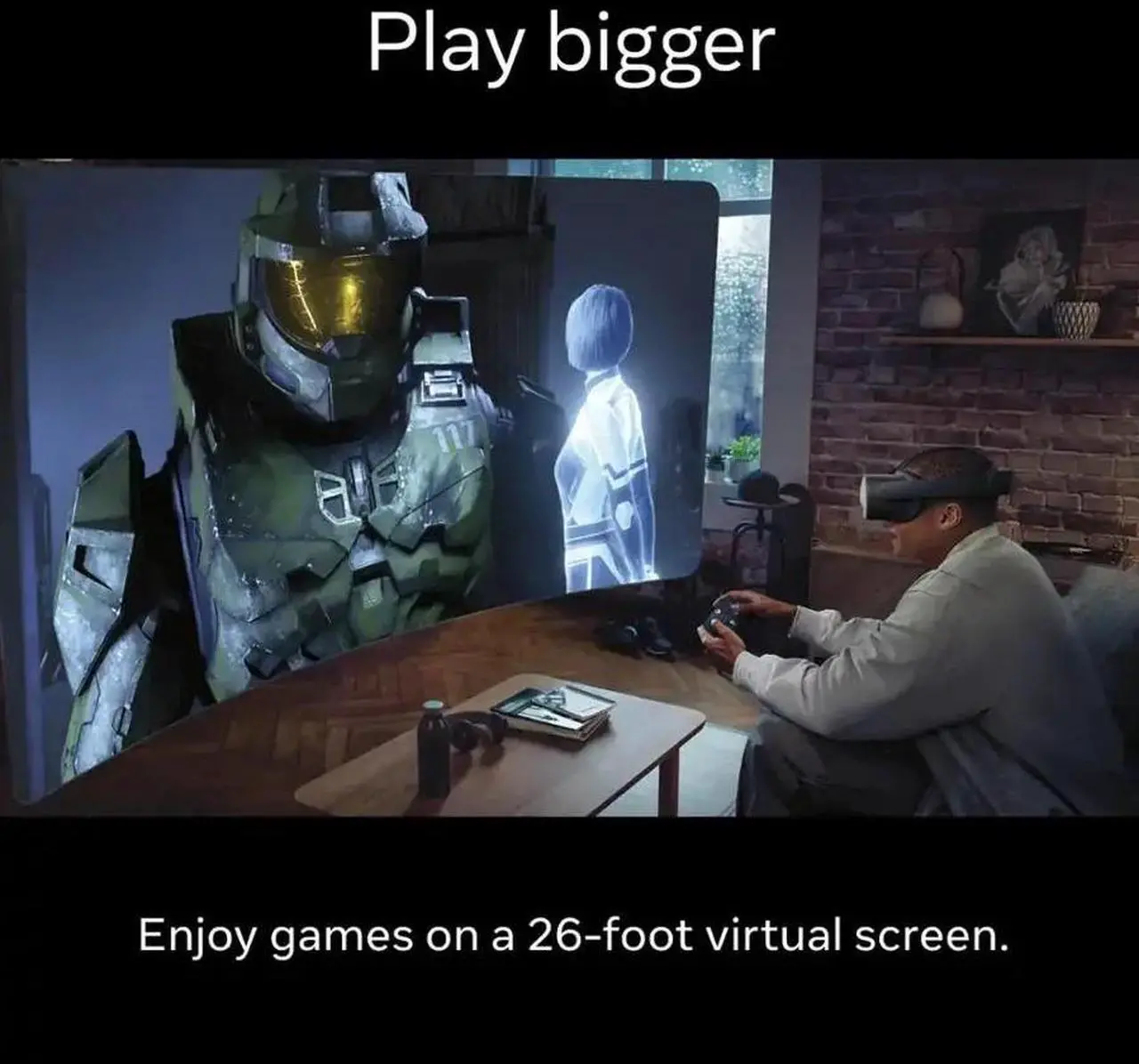 Alt view image 3 of 7 - Meta - Quest 3S Xbox Edition 128GB - Limited-Edition Hardware & 3 Months of Xbox Game Pass Ultimate Included - Carbon Black