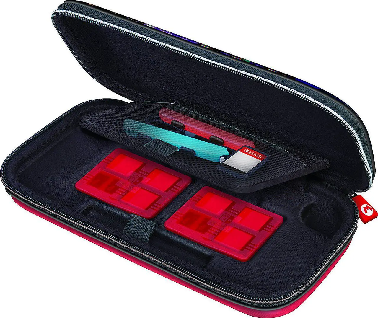 Alt view image 3 of 5 - RDS Industries, Inc Nintendo Switch Game Traveler Deluxe Travel Case- Mario Kart 8 Deluxe - Nintendo Switch