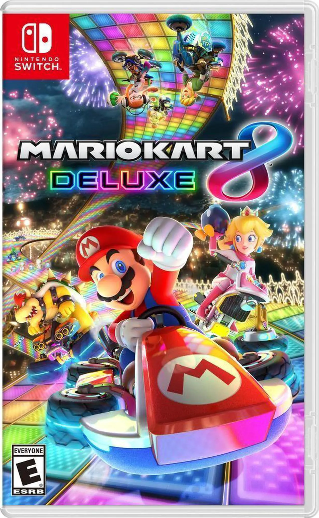 Alt view image 7 of 7 - Nintendo Switch 3 items Bundle: Nintendo Switch 32GB Console Gray Joy-con, 64GB Micro SD Memory Card and Mario Kart 8 Deluxe