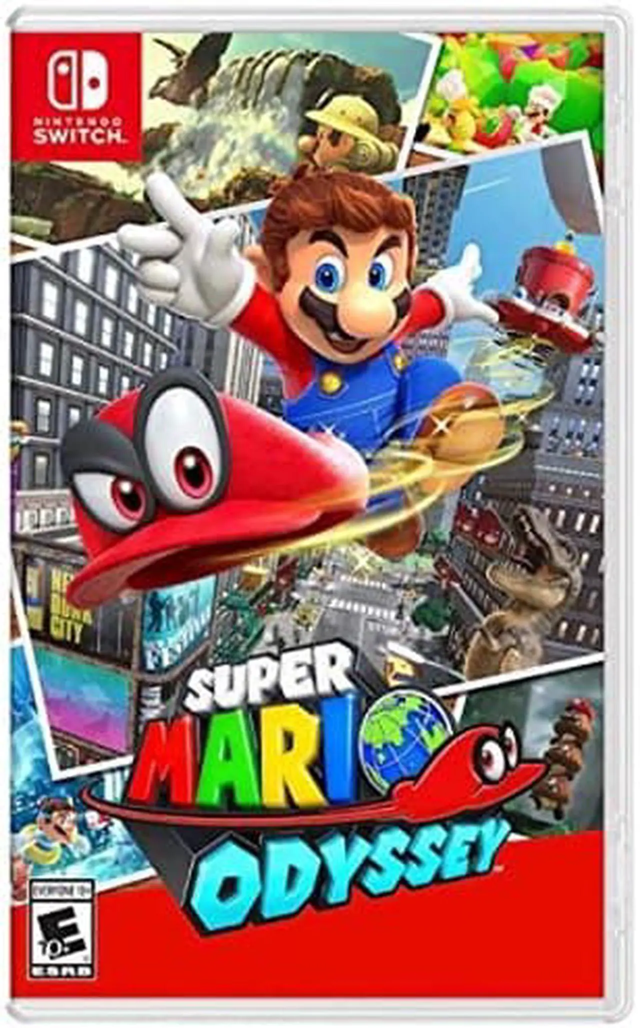 Alt view image 6 of 6 - Nintendo Switch 4 items Bundle: Nintendo Switch 32GB Console Neon Red and Blue Joy-con, 64GB Micro SD Memory Card and an Extra Nintendo Switch Pro Wireless Controller, Super Mario Odyssey