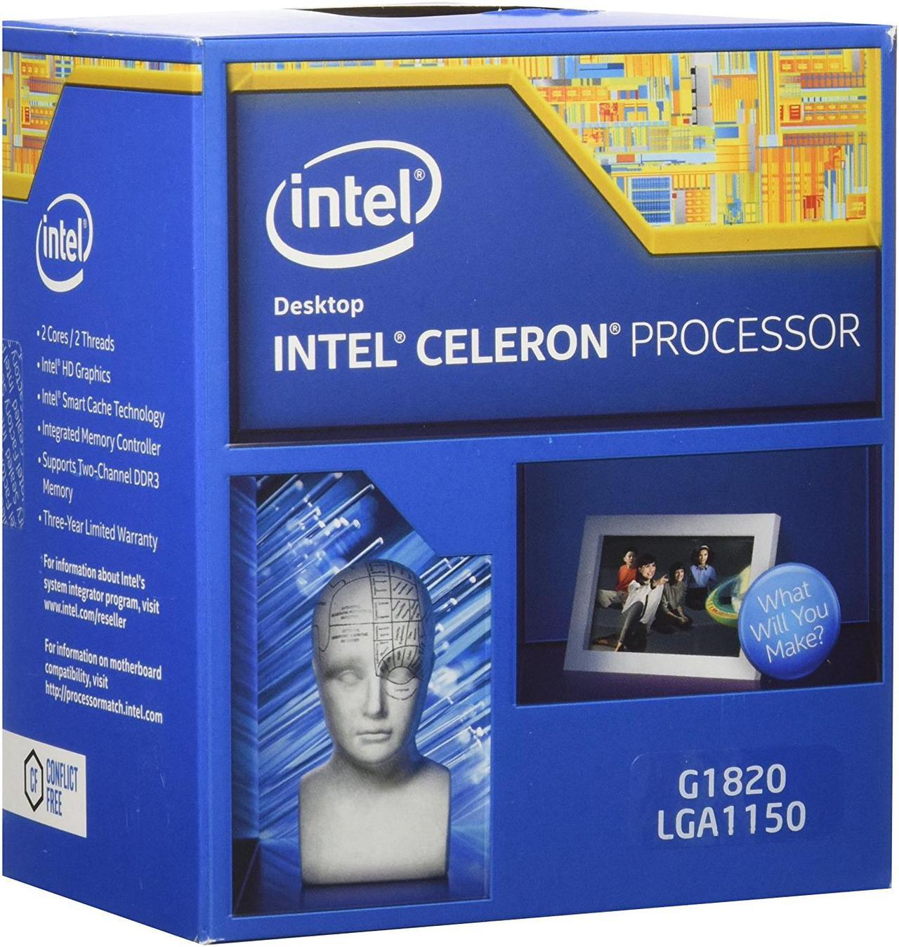 Intel Celeron G1820 Processor 2.7GHz 5.0GT/s 2MB LGA 1150 CPU BX80646G1820