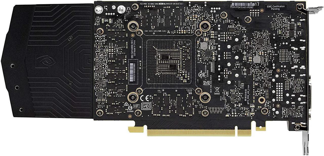 Alt view image 6 of 6 - Founders Edition Pascal Architecture 6GB GDDR5 Nvidia GeForce GTX 1060 Graphics Cards