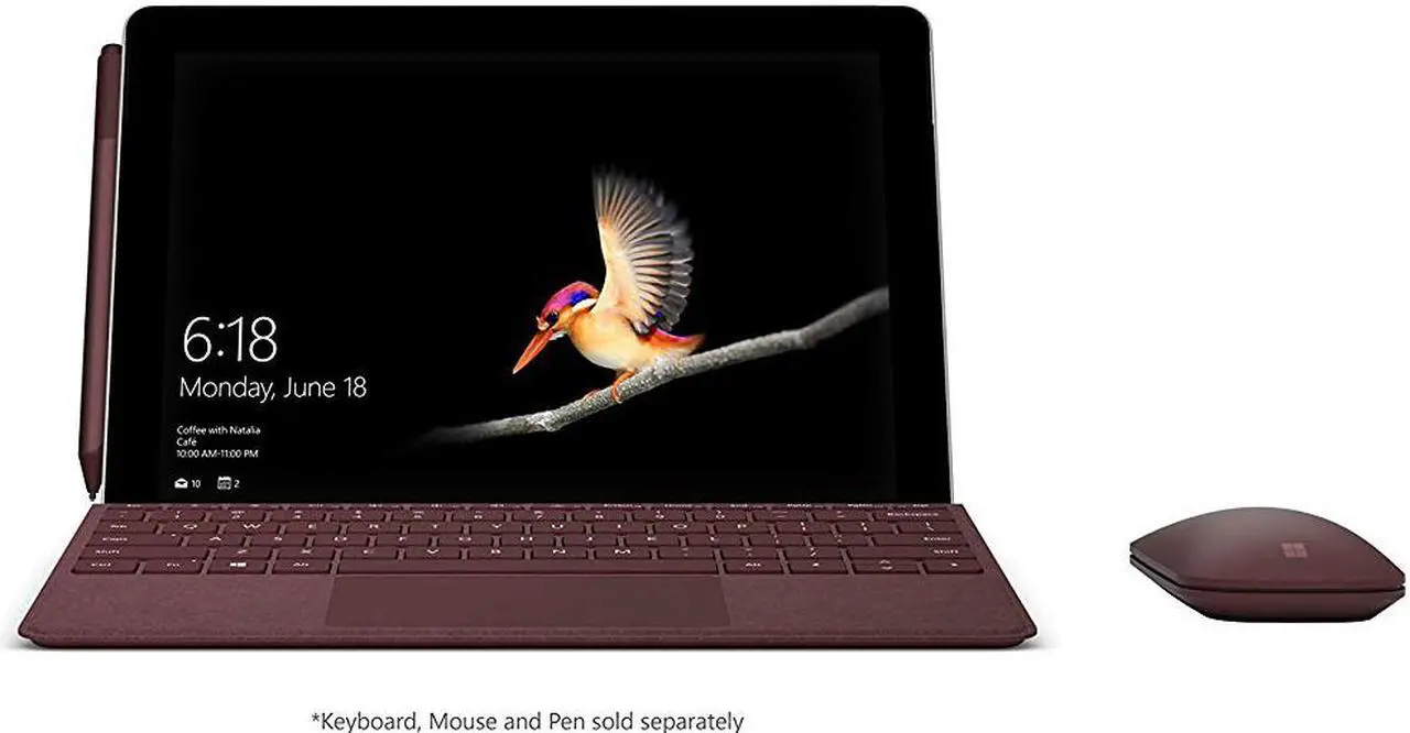 Alt view image 2 of 20 - Microsoft Surface Go MHN-00001 Intel Pentium 4415Y 1.60 GHz 4 GB Memory 64 GB eMMC Intel HD Graphics 615 10.0" Touchscreen 1800 x 1200 Detachable 2-in-1 Laptop Windows 10 S