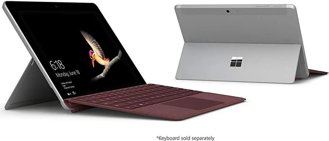 Alt view image 3 of 20 - Microsoft Surface Go MHN-00001 Intel Pentium 4415Y 1.60 GHz 4 GB Memory 64 GB eMMC Intel HD Graphics 615 10.0" Touchscreen 1800 x 1200 Detachable 2-in-1 Laptop Windows 10 S