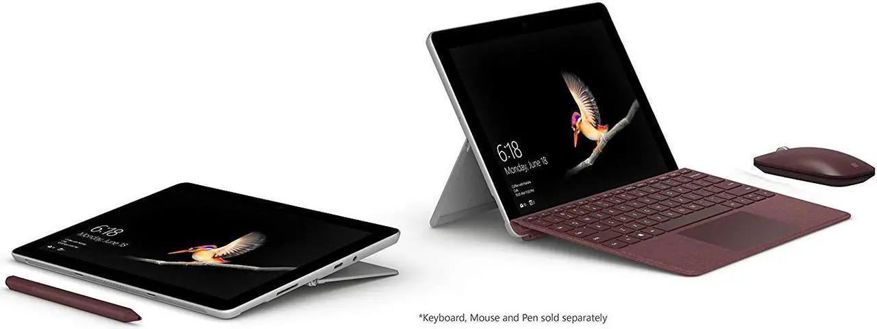 Alt view image 4 of 20 - Microsoft Surface Go MHN-00001 Intel Pentium 4415Y 1.60 GHz 4 GB Memory 64 GB eMMC Intel HD Graphics 615 10.0" Touchscreen 1800 x 1200 Detachable 2-in-1 Laptop Windows 10 S