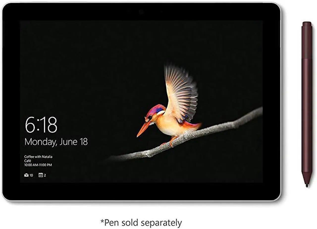 Alt view image 6 of 20 - Microsoft Surface Go MHN-00001 Intel Pentium 4415Y 1.60 GHz 4 GB Memory 64 GB eMMC Intel HD Graphics 615 10.0" Touchscreen 1800 x 1200 Detachable 2-in-1 Laptop Windows 10 S