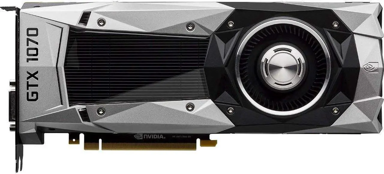 Alt view image 2 of 6 - NVIDIA GeForce GTX 1070 8GB Founders Edition GDDR5 PCI Express 3.0 Graphics Card