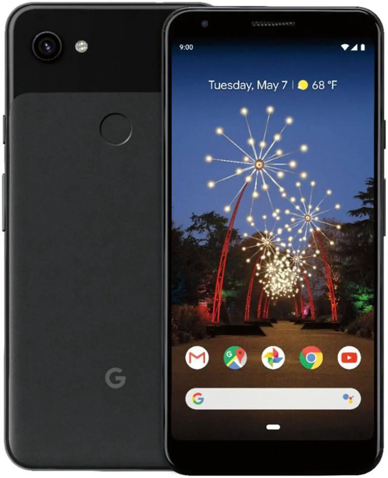 Main image of 2019 Google Pixel 3a XL 64GB LTE Cell Phone (Unlocked) Just Black - 6" Full HD+ (2160 x 1080) OLED 12.2MP camera Qualcomm Snapdragon 670 Android 9.0 Pie OS (Free unlimited Google Picture storage)