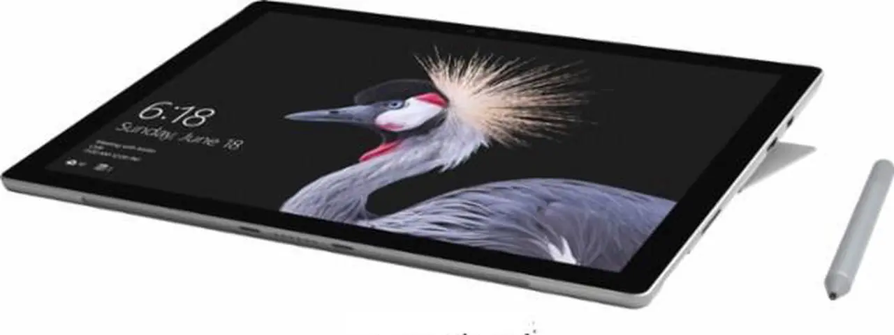 Alt view image 5 of 7 - 2017 New Surface Pro Bundle (5 Items): Core i5 8GB 256GB Tablet, Surface Pro Signature Type Cover Platinum, New Surface Pen Platinum, 128GB Micro SD Card, Mini DisplayPort Adapter