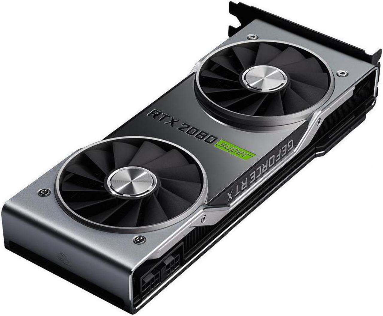 Main image of NVIDIA GeForce RTX 2080 SUPER Founders Edition - 8GB GDDR6 1815 MHz - 3072 Cores - Ray Tracing - DirectX 12 - DP/HDMI/DVI-DL - VR Ready