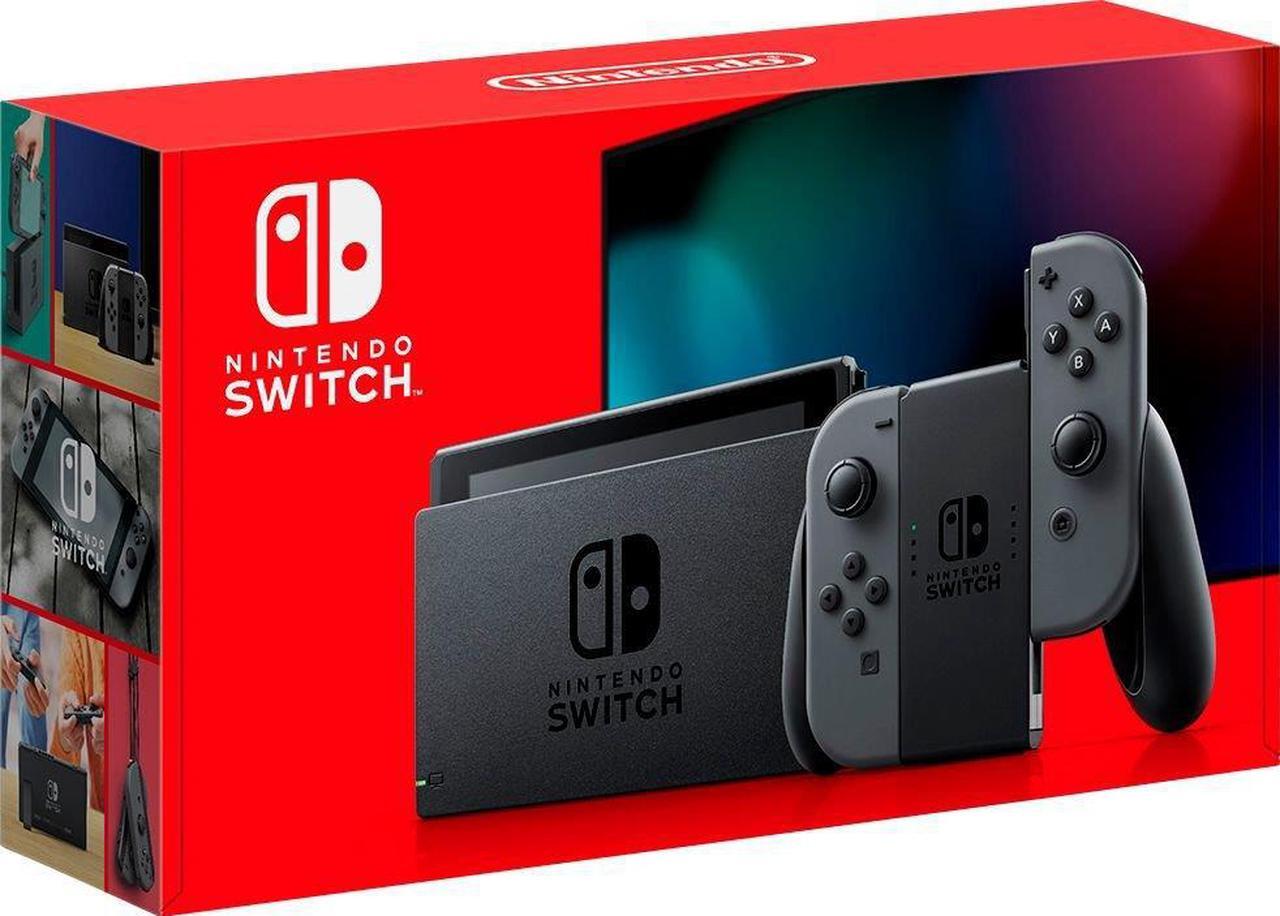 Alt view image 2 of 5 - New Nintendo Switch Gray Joy-Con Console Bundle with Ring Fit Adventure Set: Game, Ring-Con and Leg Strap - Best Fitness Game!