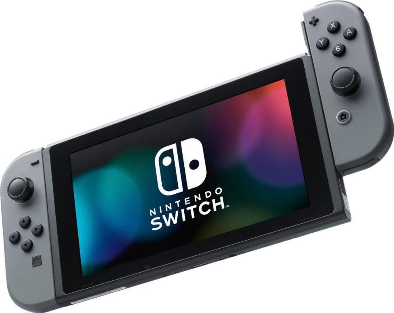 Alt view image 4 of 5 - New Nintendo Switch Gray Joy-Con Console Bundle with Ring Fit Adventure Set: Game, Ring-Con and Leg Strap - Best Fitness Game!