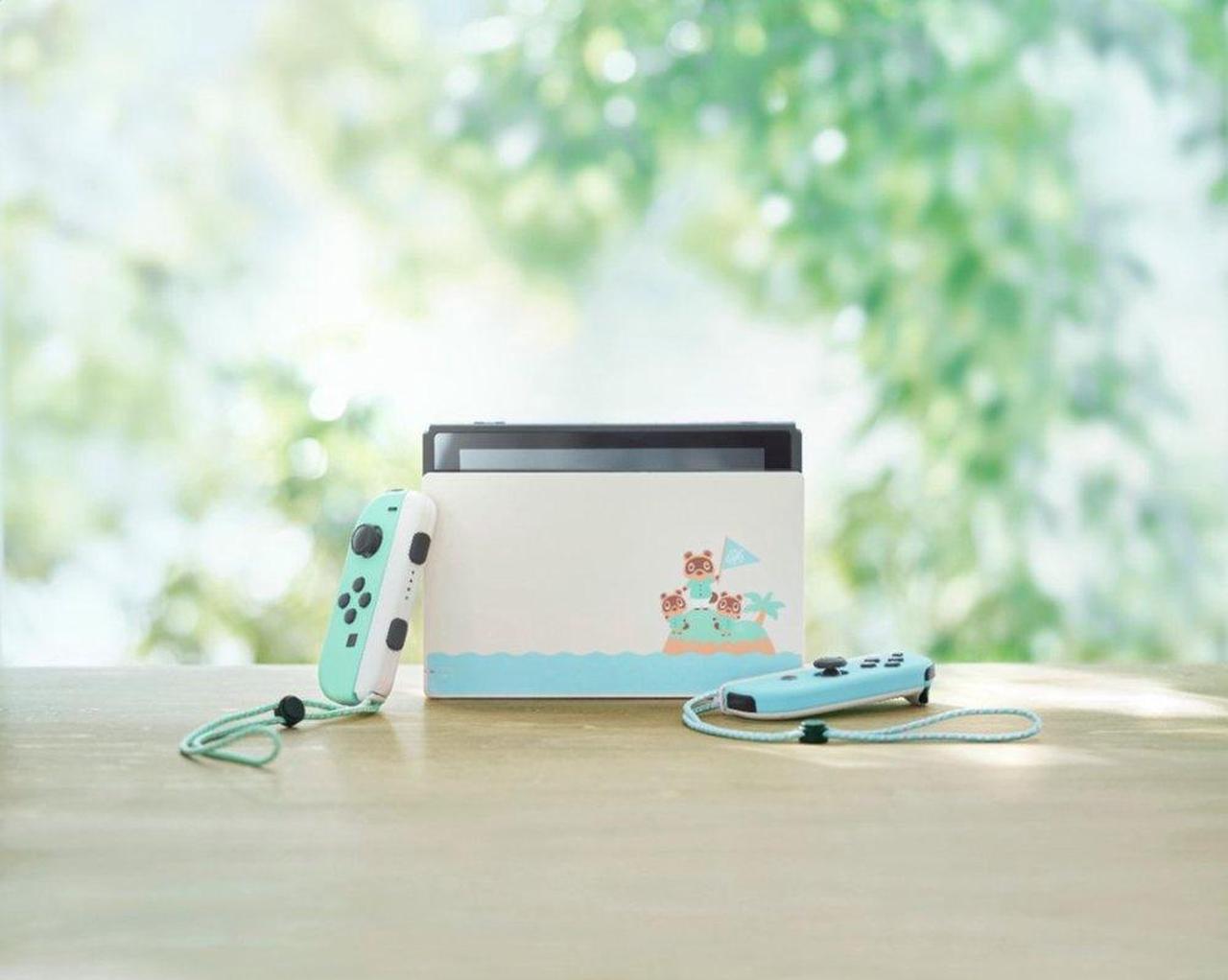 Alt view image 3 of 3 - 2020 New Nintendo Switch Animal Crossing: New Horizons Edition Bundle with Ring Fit Adventure Set: Game, Ring-Con and Leg Strap - Limited Console & Best Fitness Game!