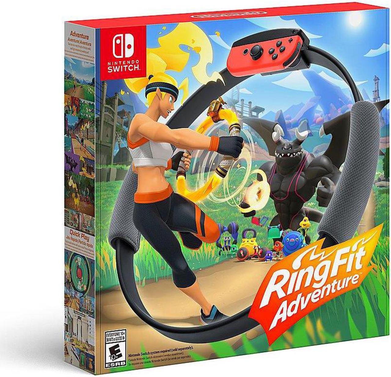 Alt view image 2 of 3 - 2020 New Nintendo Switch Animal Crossing: New Horizons Edition Bundle with Ring Fit Adventure Set: Game, Ring-Con and Leg Strap - Limited Console & Best Fitness Game!