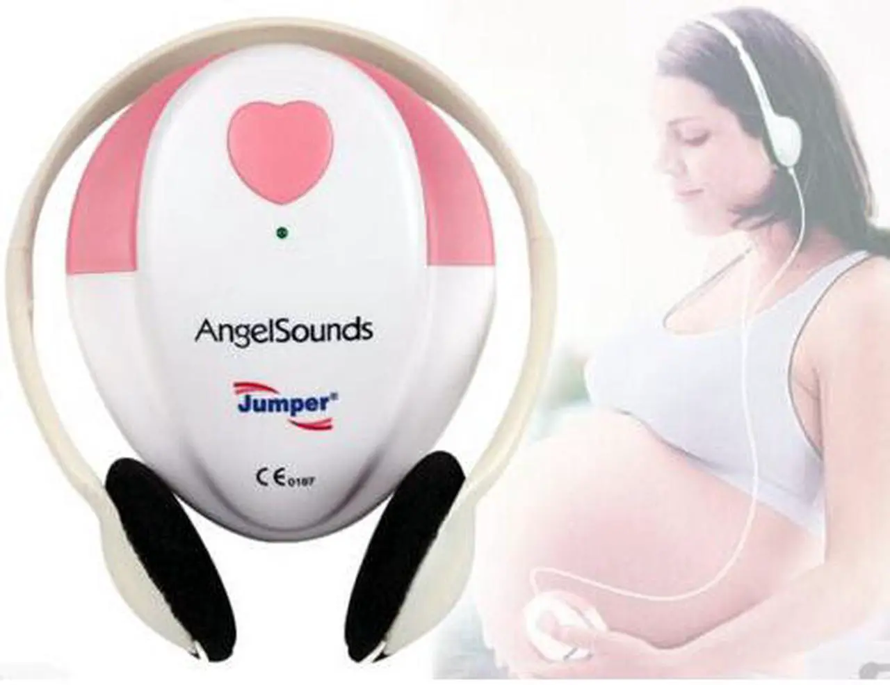 Main image of Angelsounds Baby Ultrasonic Fetal Doppler Heart Rate Monitor Detector Recorder