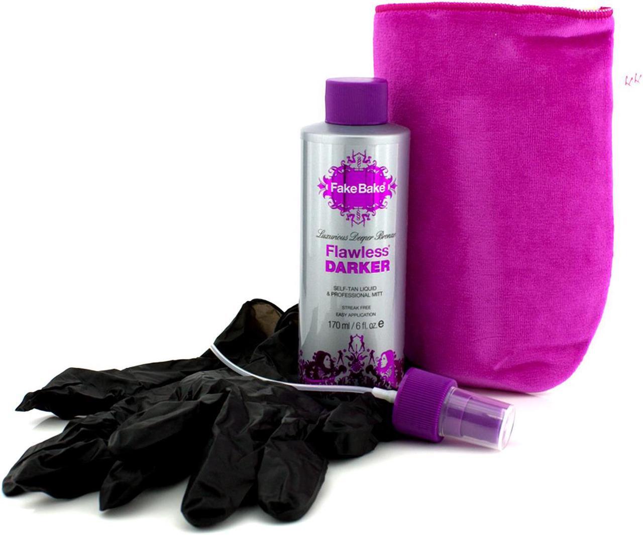 Alt view image 2 of 3 - Fake Bake - Flawless Darker Self-Tan Liquid & Professional Mitt 170ml/6oz
