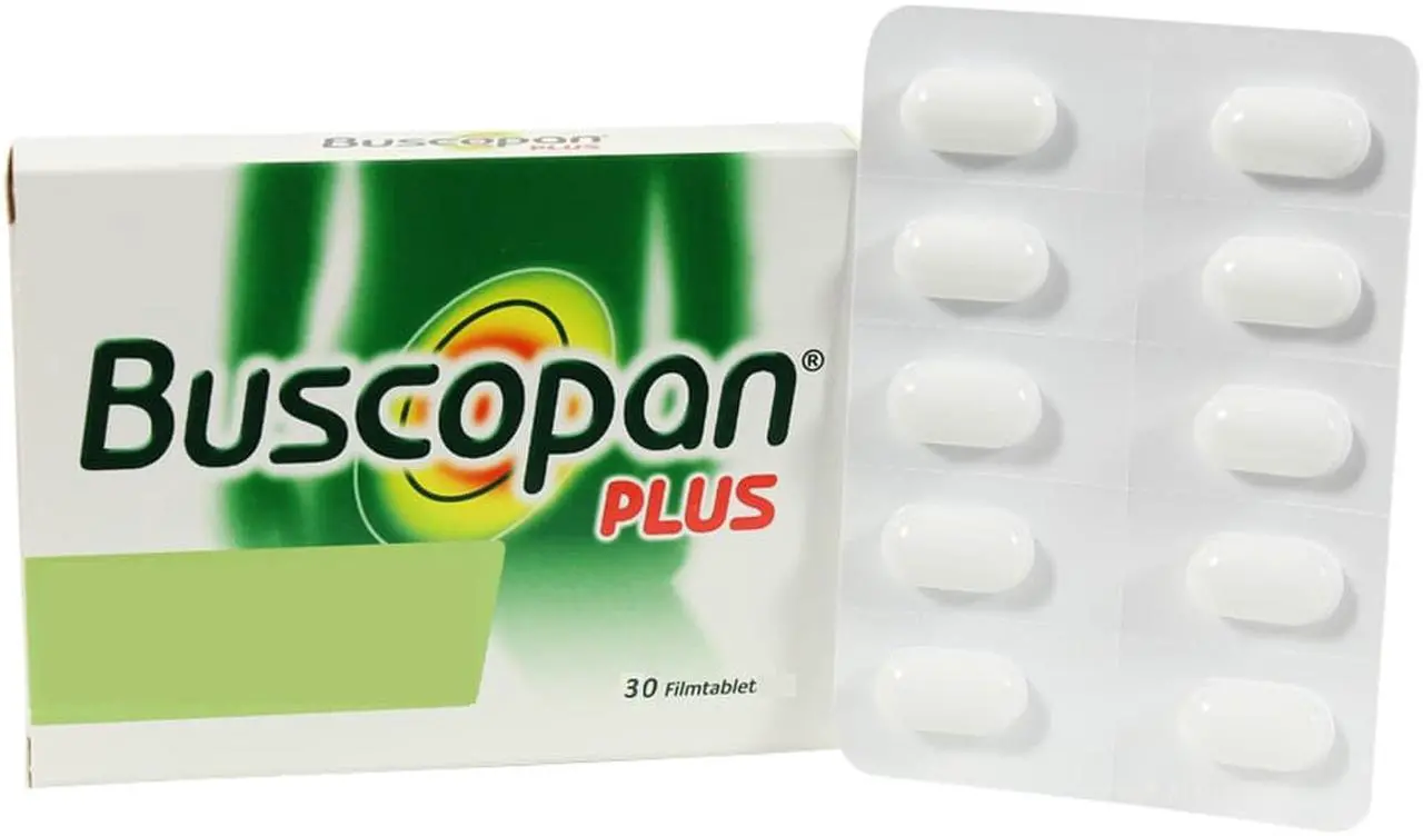 Alt view image 2 of 3 - Buscopan Plus 30 Tablets