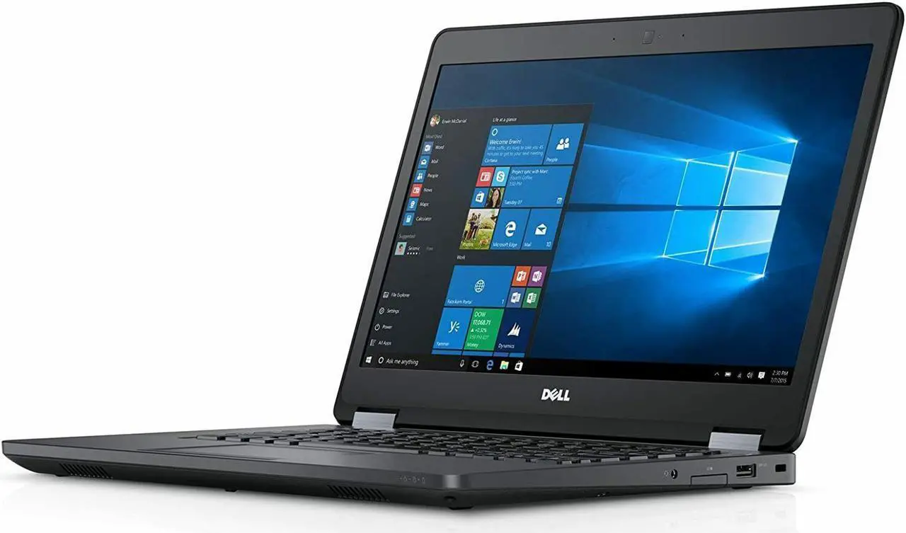 Alt view image 3 of 4 - Dell Latitude E5470, 14" HD Laptop, Intel Core i5-6440HQ @ 2.60 GHz, 16GB DDR3, NEW 128GB SSD, Bluetooth, Webcam, No Operating System