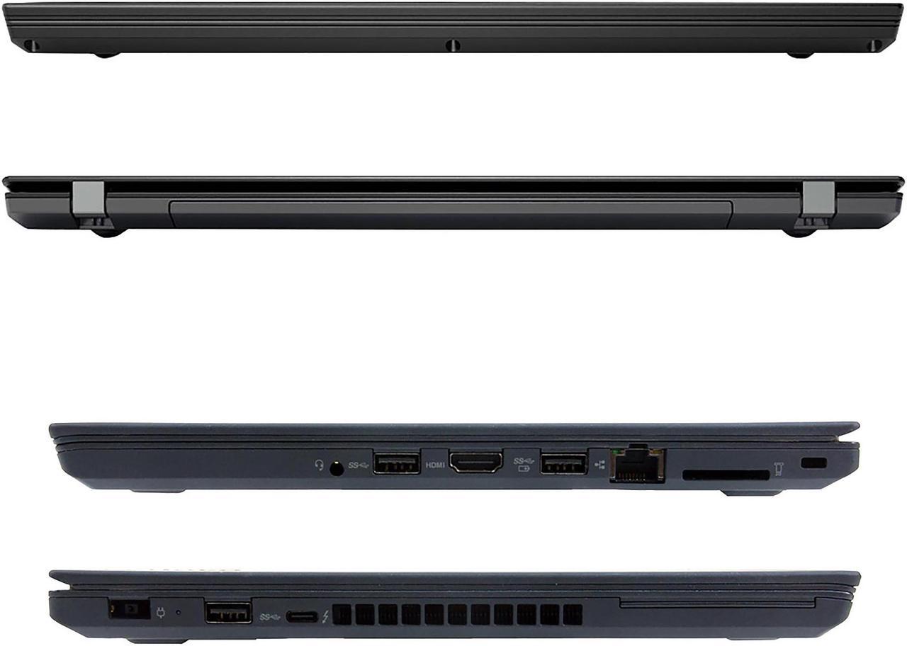Alt view image 4 of 4 - Lenovo ThinkPad T470, 14" HD Laptop, Intel Core i7-7500U @ 2.70 GHz, 8GB DDR4, NEW 128GB SSD, Bluetooth, Webcam, Microsoft Windows 10 Home 64-bit